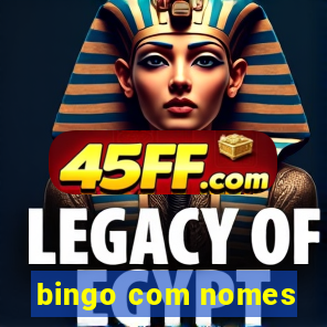bingo com nomes